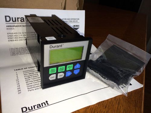 DURANT 57601-403 DUAL PRESET WITH RATE MULTIFUNCTION COUNTER AMBASSADOR SERIES
