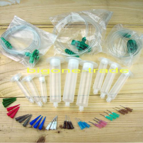 Liquid dispenser solder paste adhesive glue syringe + dispensing needle -zk1452 for sale