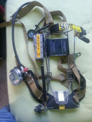 Scott air-pak wire frame 4.5 self contained breathing apparatus for sale
