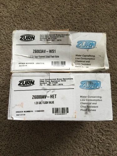 Zurn Flush Valves Z6003Av-Ws1 &amp; Z6000Av-Het
