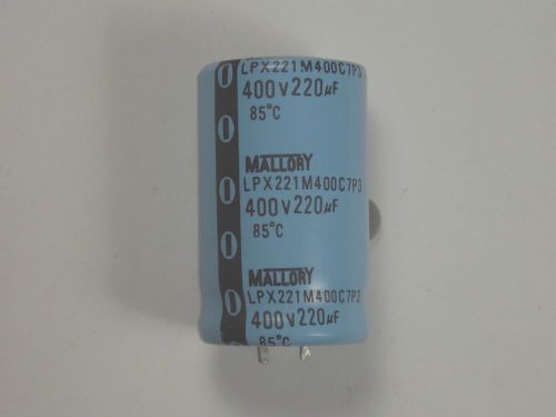 3 Pieces ---220uF, 400 Volt RADIAL ELECTROLYTIC CAPACITOR   US Seller