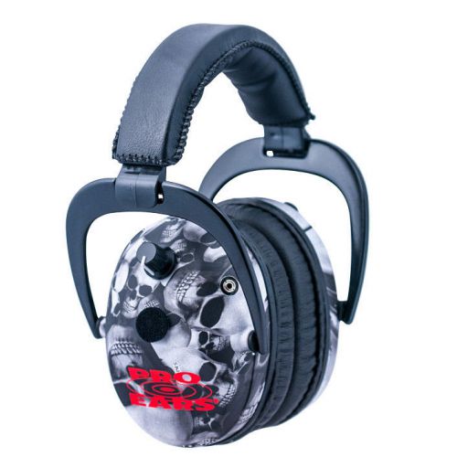 Pro Ears Pro 300 NRR 26 Skulls Electronic Earmuff
