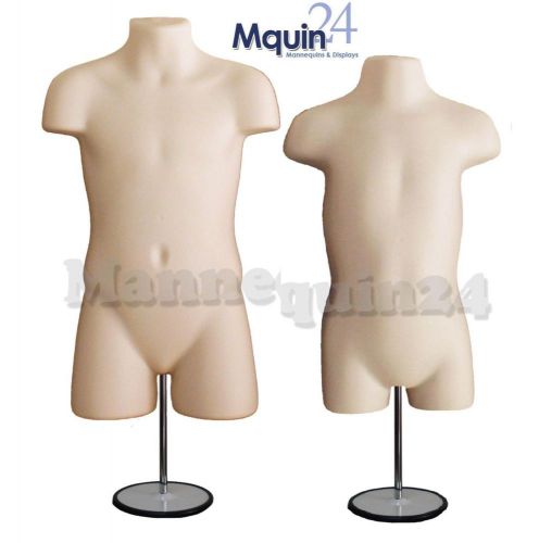 Child and toddler body mannequin forms w/stand +hanging hook 4 pants 92f135f660a for sale