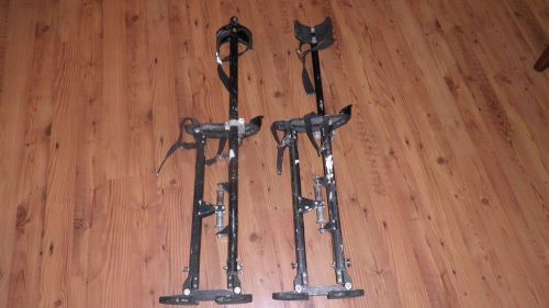 1 Pair DRYWALL STILTS~24&#034; (43&#034; tall w/leg brace/strap)