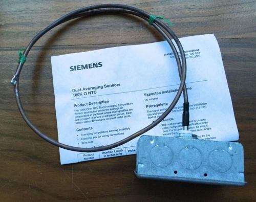 Siemens averaging temperature sensor assembly 540-245-36 for sale