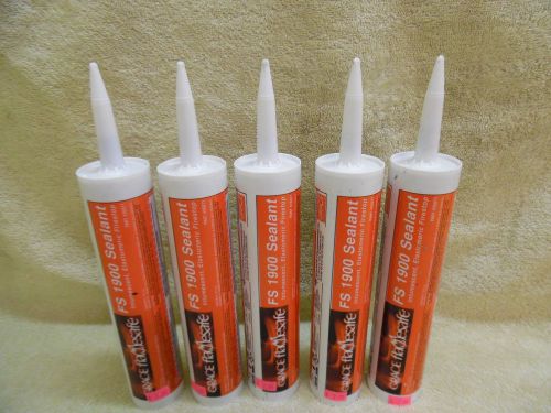 5 pack grace flamesafe fs1900 sealant firestopping firestop intumescent 26871 for sale