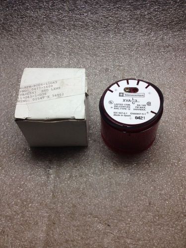 (A5) TELEMECANIQUE XCAV341 LENS RED STEADY LIGHT LAMP 240VAC/DC
