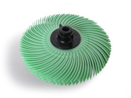 JoolTool 3M Scotch-Brite Green Radial Bristle Brush Assembled with Plastic Taper