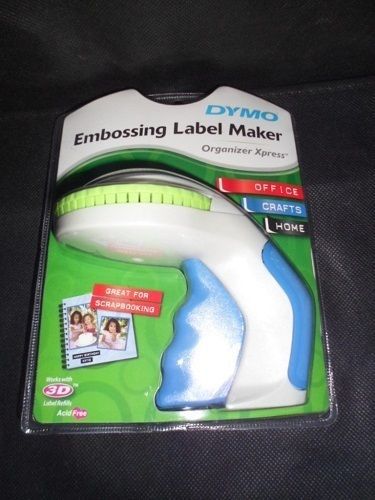 Dymo Embossing Label Maker Organizer Xpress Regular/3D Label Refills Compatible