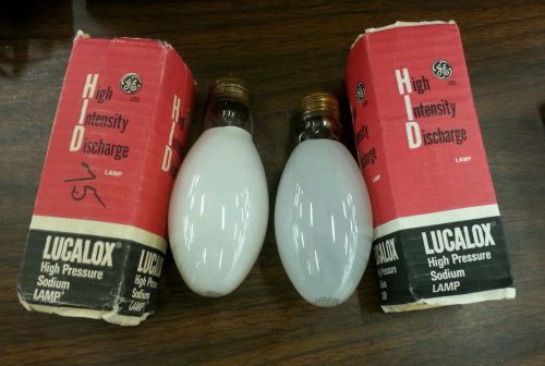 2pc GE Lucalox  High Pressure Sodium  Bulbs  50w &amp; 75w