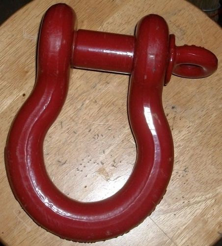 Crosby shackle wll 12 ton 1 1/4&#034; screw pin clevis steel usa  &#034;nos&#034; for sale