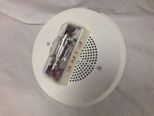 Wheelock et90-24mcc white fire alarm speaker strobe for sale