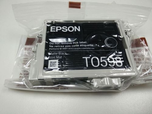 BRAND NEW SEALED Genuine Epson T0598 Matte Black Ink Cartridge for Photo R2400