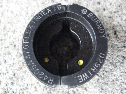 Burndy die u29rtwe r4205a index 16 yellow cable hydraulic dies crimp crimper 4/0 for sale