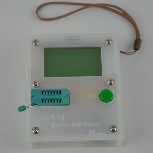 Pocketable 12864 Transistor Tester Capacitance ESR Diode Triode Triac MOS Meter