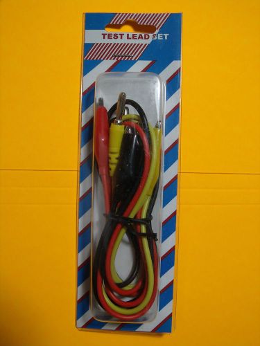 New Power Supply Alligator Banana Test Lead Set