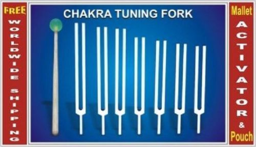 Wholesale lot 50 pcs - set of 7 chakra tuning forks hls ehs for sale