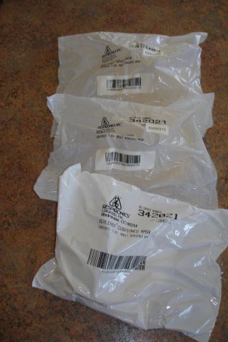 CPR LAERDAL RESPIRONICS SEALEASY ADULT MASK-LOT OF 3 MASKS