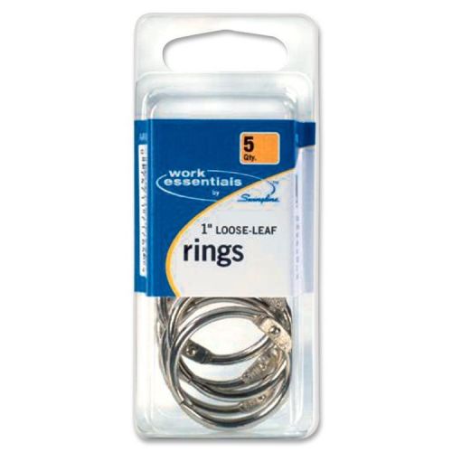 Swingline Work Essentials 1 Loose-leaf Rings, 5 Pack (SWI71764)