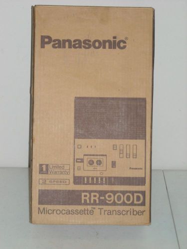 Vintage Panasonic RR-900D Microcassette Transcriber with Foot Pedal