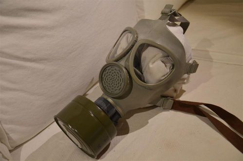 Czech cm4 gray gas mask survival prepper shtf nbc filter included for sale