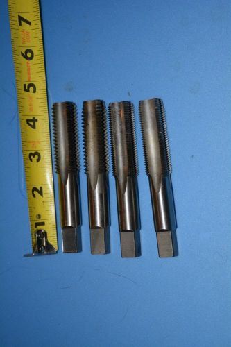 LOT of 4  3/4 -16 and 3/4-10 HSS 4 FLT TAP MACHINIST TOOLING TAPS N TOOLS