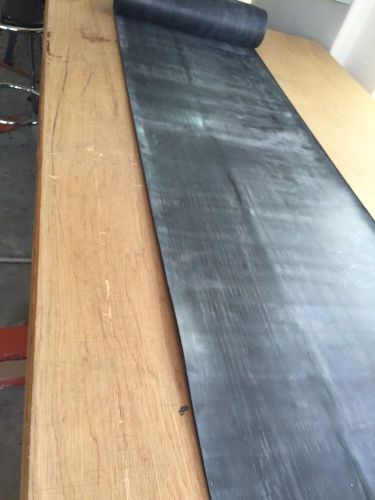 Sheet of neoprene 1/8&#034; thick  21&#034; wide by 10&#039; feet long for sale