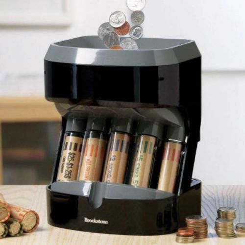 NEW Motorized Coin Sorter Digital Counter Coins Sorting Wrapping Quarter Dime