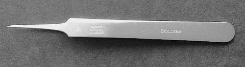 Ultra-fine precision Swiss Dumont forceps / tweezers.  &#039;Biologie&#039; #5 Dumoxel, 2.