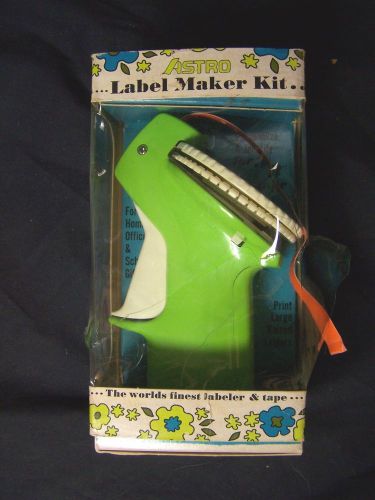 Astro - Green Label Maker in Box w/ Orange Label Tape