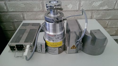 Pfeiffer lab vacuum tmh 071 p turbo pump w/ tps 100 controller for sale