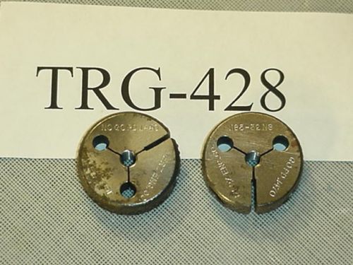 Thread Ring Gage Set .165-32 GO &amp; NOGO TRG-428