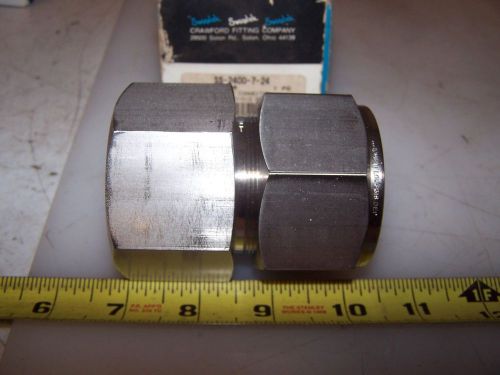 NEW SWAGELOK SS-2400-7-24  TUBE FITTING 1-1/2X1-1/2IN NPT FEMALE CONNECTOR