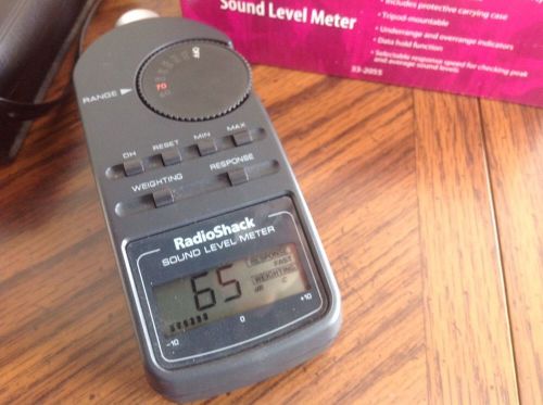 Radioshack Digital Sound Level Meter 33-2055 LCD DISPLAY