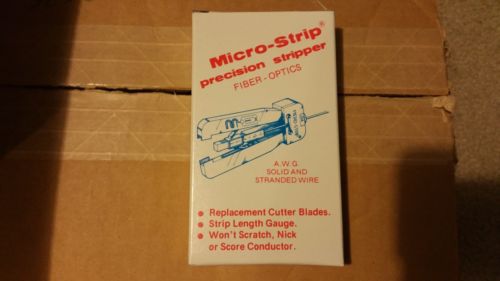Micro Electronics Micro -Strip Fiber Optic Stripper New In The Box