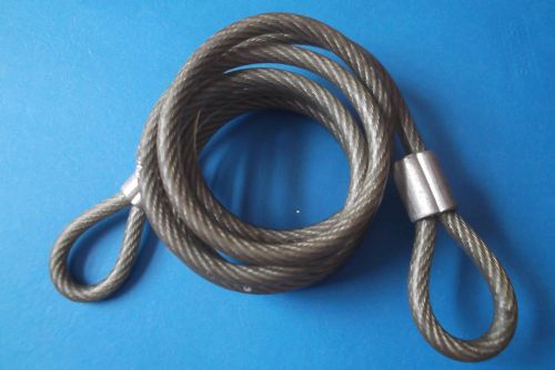 Steel Cable, 72&#034; With Looped Ends
