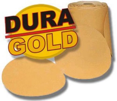 320 grit dura-gold 6&#034; psa disc da sander sandpaper roll for sale
