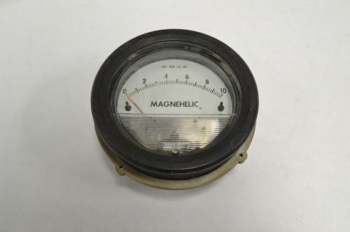Dwyer 2210c 0-10psi 35psig max pressure 4 in 1/8 in npt gauge b220546 for sale