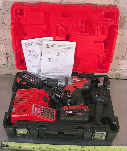 Milwaukee &#034;m18 fuel&#034; model no. 2604-22, 18v cordless hammer drill/driver kit for sale