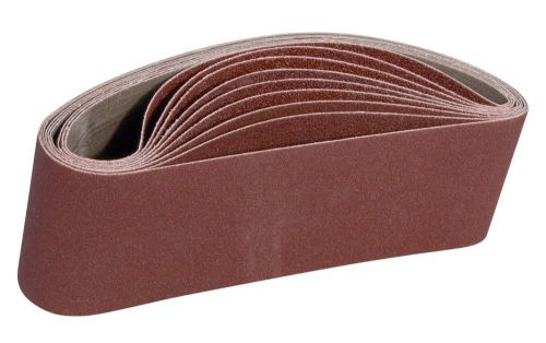 New alekoa?a‚a‚a® 4-inch x 24-inch 80 grit aluminum oxide sanding belt, 10-pack for sale