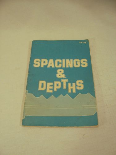 Locksmith Spacings &amp; Depths Paperback Book #TB754