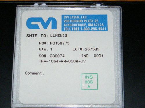 CVI Thin Film Plate Polarizer 2.6mm x 2.0mm TFP-1064-PW-0508-UV NEW (#17)