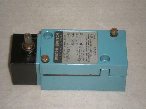 Micro switch lsa2b heavy duty limit switch with lsz1a head free shipping! for sale