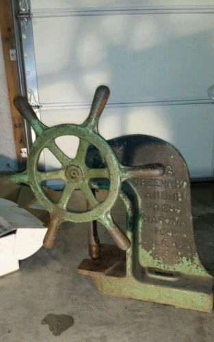 Greenerd no.3 arbor press w/ pilot wheel  Bench model.