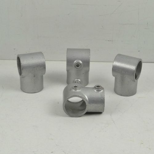 Kee Klamp 10-8 Single Socket Tee Slip On 1 1/2&#034; Cast Iron Fitting Set of 4 New