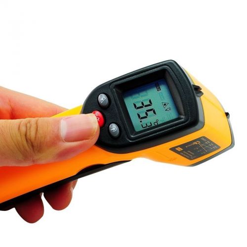 Non-contact ir infrared digital temperature gun thermometer laser point+ship++ for sale