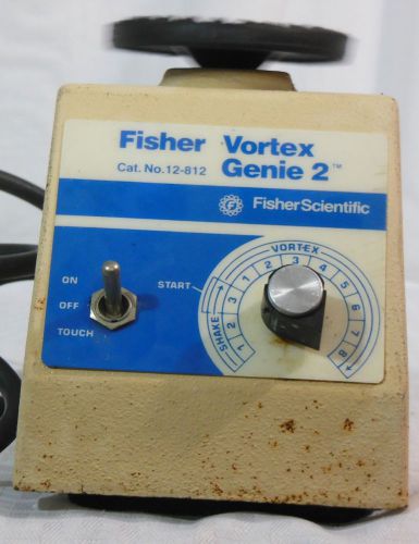 Fisher scientific 12-815 g-560 vortex-2 genie laboratory equipment mixer shaker for sale