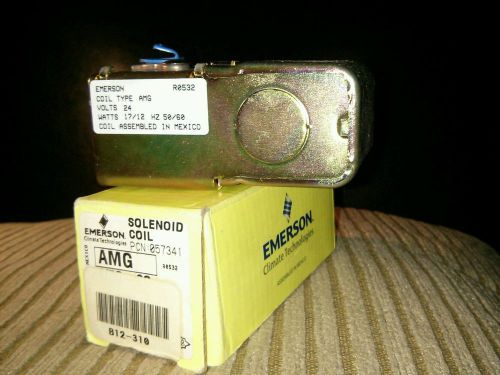 New Emerson Solenoid Coil AMG 057341 24 vdc priority shipping included warranty