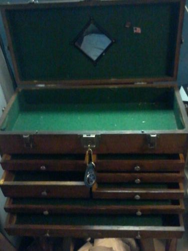 Gerstner USA  oak 41 C   machinist tool chest box