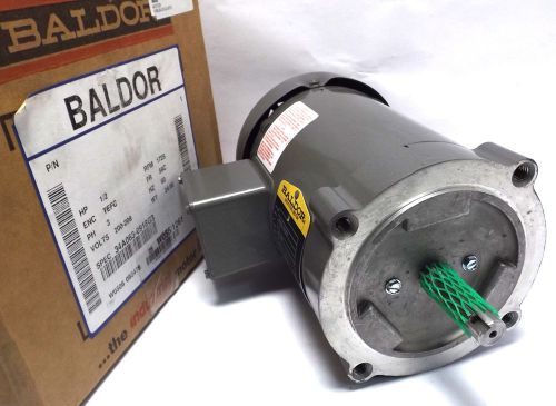New baldor 34a063-0918g3 industrial motor 1/2 hp 3 ph 56c fr 1725 rpm for sale